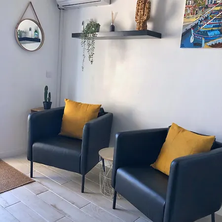 Rez De Jardin Climatise, Cosy, Avec Parking A - Les Amirantes Apartment