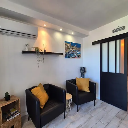 Rez De Jardin Climatisé, Cosy, Avec Parking à - Les Amirantes Appartement Sanary-sur-Mer