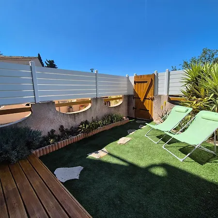Rez De Jardin Climatisé, Cosy, Avec Parking à - Les Amirantes Appartement *